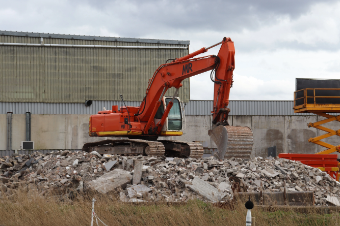 Chantier d’excavation